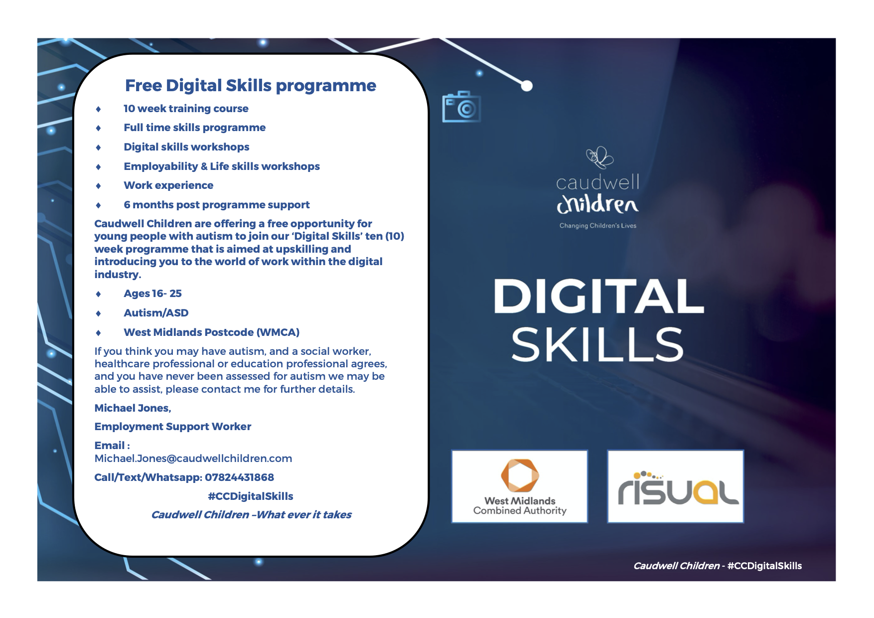 Free Digital Skills Programme for children with Autism Love Black Country